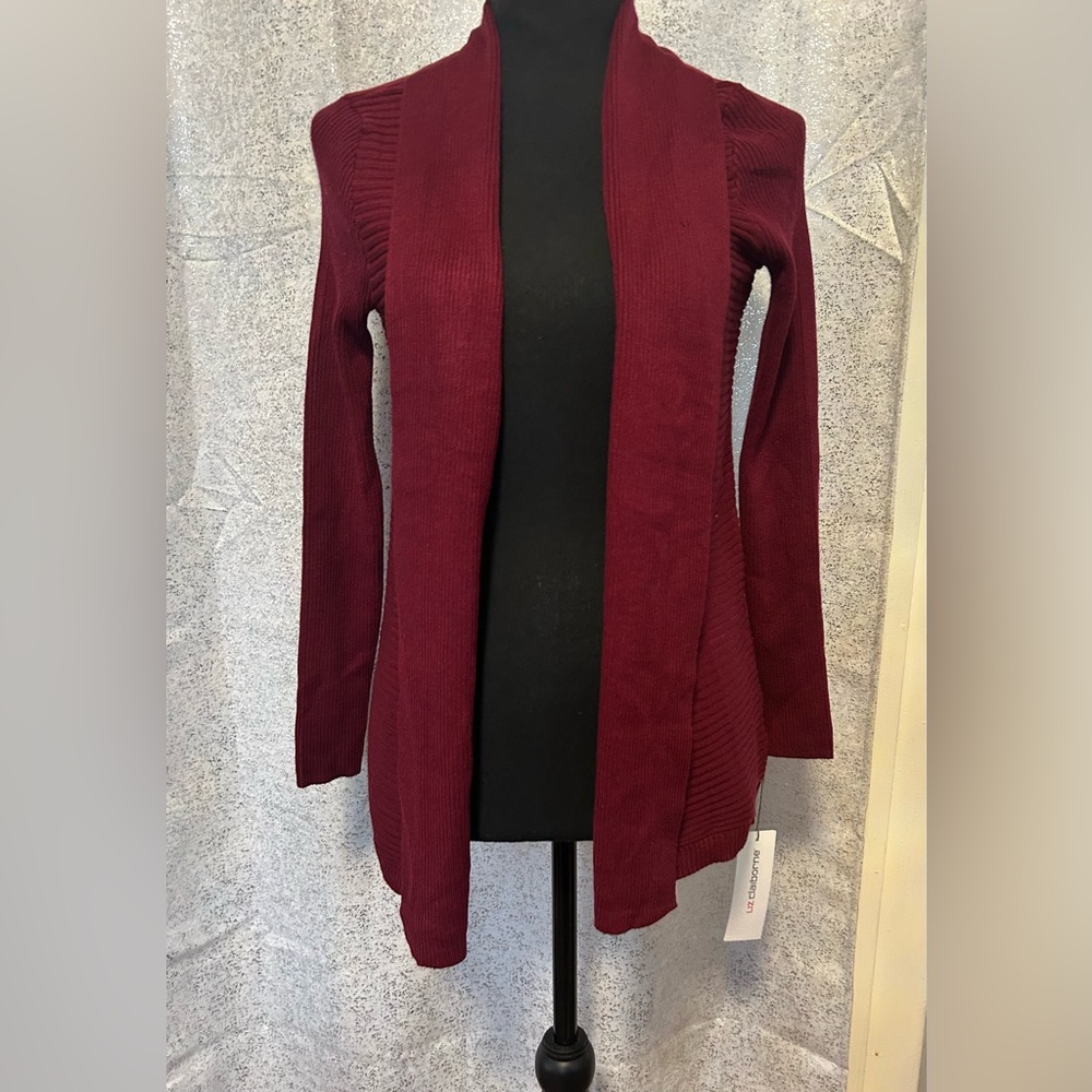 Burgundy Cardigan sweater